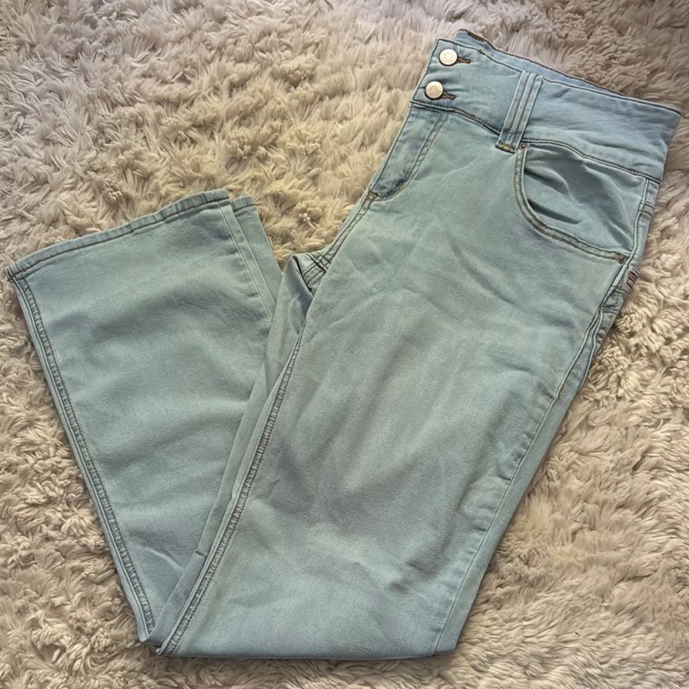 BDG Stretchy Low Rise Flare Blue Jeans